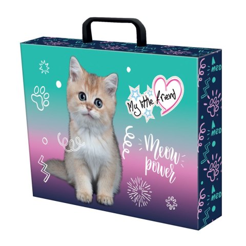Teczka kartonowa na zatrzask My Little Friend Kitty Party A4 mix Unipap Teczka kartonowa na zatrzask My Little Friend Kitty Party A4 mix Unipap