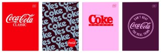 Zeszyt tematyczny Interdruk COCA COLA HYBRID A6 32k. 70g krata (do słówek)