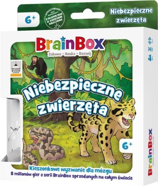 Gra edukacyjna Rebel BrainBox - Pocket - Niebezpieczne zwierzęta (5902650619982)