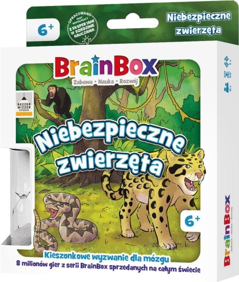 Gra edukacyjna Rebel BrainBox - Pocket - Niebezpieczne zwierzęta (5902650619982)