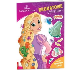 Książeczka edukacyjna Ameet Disney Księżniczka. Brokatowe Ubieranki (SDLB 9107)