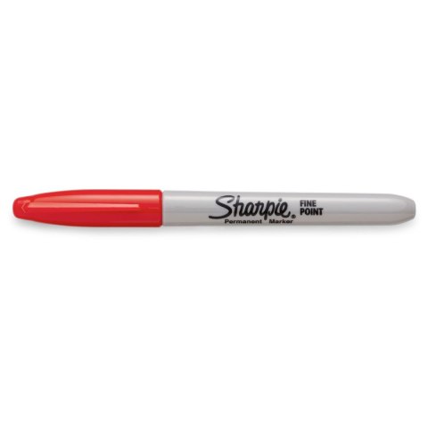 Marker permanentny Paper Mate czerwony okrągła końcówka