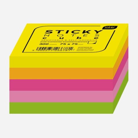 Notes samoprzylepny (karteczki) Interdruk mix 300k [mm:] 750x750 (IKARSAM300)