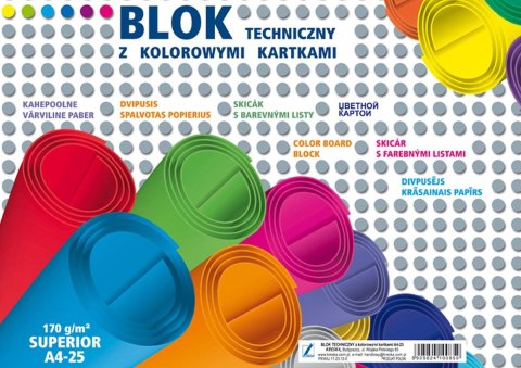 Blok techniczny Kreska superior A4 170g 25k Blok techniczny Kreska superior A4 170g 25k