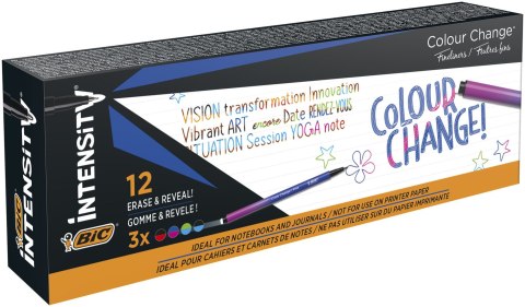 Cienkopis Bic Intensity FINE mix 0,8mm 12kol. (503840)