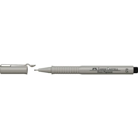 Cienkopis kreślarski Faber Castell Ecco Pigment czarny 0,5mm 1kol. (FC166599)