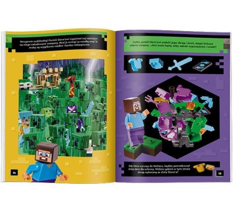 Książka dla dzieci Ameet LEGO® Minecraft®. Wyprawa po netherytowy miecz (MSF 5201) Książka dla dzieci Ameet LEGO® Minecraft®. Wyprawa po netherytowy miecz (MSF 5201)