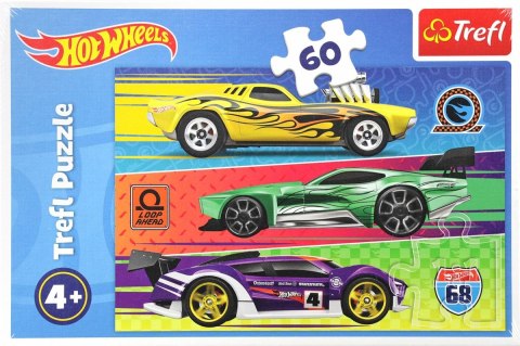 Puzzle Trefl Hot Wheels Wyścig 60 el. (17389) Puzzle Trefl Hot Wheels Wyścig 60 el. (17389)