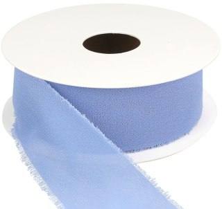 Wstążka Titanum Craft-Fun Series szyfonowa strzępiona 40x10 [mm x m] niebieski (WJ40-10-001)