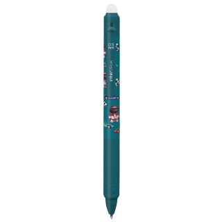 Długopis wymazywalny Interdruk YUHU z gripem niebieski 0,7mm (żelowy)
