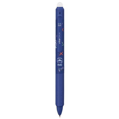 Długopis wymazywalny Interdruk YUHU z gripem niebieski 0,7mm (żelowy) Długopis wymazywalny Interdruk YUHU z gripem niebieski 0,7mm (żelowy)