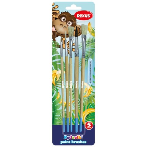 Pędzel Rexus Rexus KIDS z naturalnego włosia nr mix (0910) Pędzel Rexus Rexus KIDS z naturalnego włosia nr mix (0910)