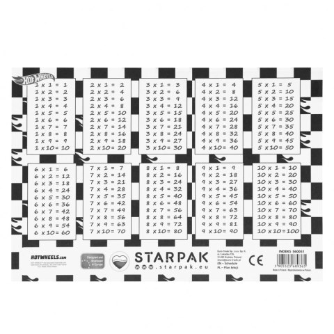 Plan lekcji Starpak Hot Wheels (560051) Plan lekcji Starpak Hot Wheels (560051)