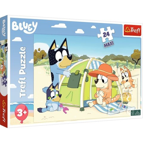 Puzzle Trefl Bluey Wspaniały dzień Bluey 24 el. (14357) Puzzle Trefl Bluey Wspaniały dzień Bluey 24 el. (14357)