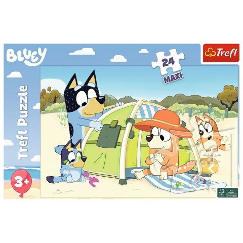 Puzzle Trefl Bluey Wspaniały dzień Bluey 24 el. (14357) Puzzle Trefl Bluey Wspaniały dzień Bluey 24 el. (14357)