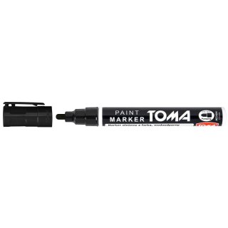 Marker olejowy Toma czarny 2,5mm okrągła końcówka (TO-440 3 2)