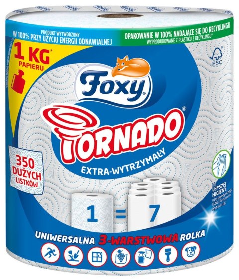 Ręcznik rolka Foxy Tornado papier kolor: biały Ręcznik rolka Foxy Tornado papier kolor: biały