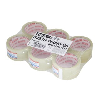 Taśma pakowa Tesa Basic 50x66 [mm x m] przezroczysta (58570-00000-00)