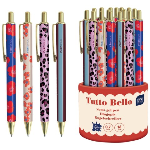Długopis żelowy Interdruk TUTTO BELLO metalowy niebieski 0,7mm (żelowy) Długopis żelowy Interdruk TUTTO BELLO metalowy niebieski 0,7mm (żelowy)