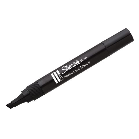 Marker permanentny Paper Mate czarny ścięta końcówka
