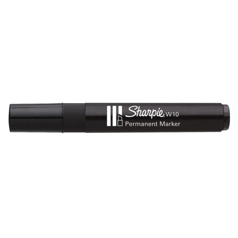 Marker permanentny Paper Mate czarny ścięta końcówka