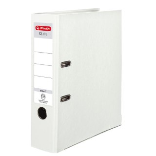 Segregator dźwigniowy Herlitz Q. file Standard 0011167079 A4 80mm biały (300023532)