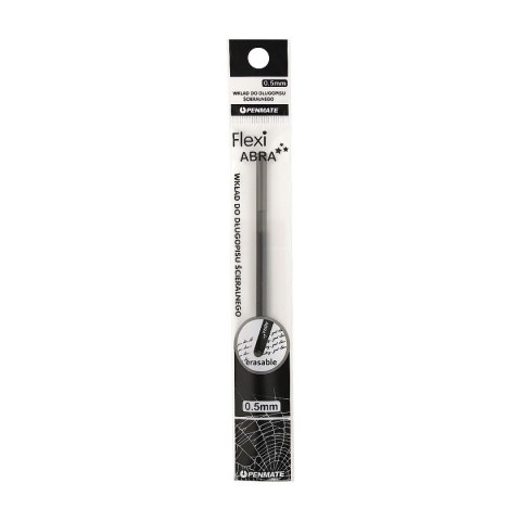 Wkład do długopisu wymazywalny Penmate Flexi Abra czarny 0,5mm (TT7279) Wkład do długopisu wymazywalny Penmate Flexi Abra czarny 0,5mm (TT7279)