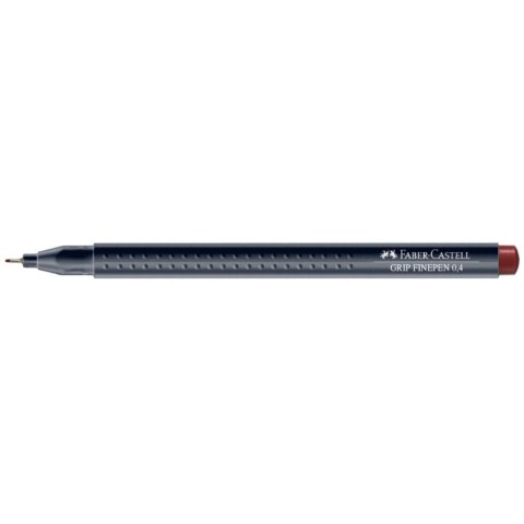 Cienkopis Faber-Castell Grip Finepen 0,4 brązowy (FC151687)