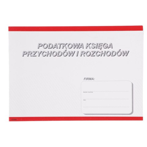 Druk offsetowy Stolgraf Podatkowa księga przychodów i rozchodów A4 A4 18k. (P1) Druk offsetowy Stolgraf Podatkowa księga przychodów i rozchodów A4 A4 18k. (P1)