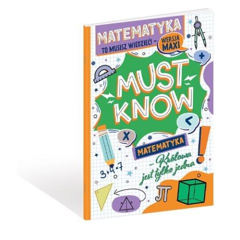 Książeczka edukacyjna Henry Książka A4 MUST KNOW matamatyka (9788396980953) Książeczka edukacyjna Henry Książka A4 MUST KNOW matamatyka (9788396980953)