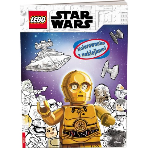 Książka dla dzieci Ameet LEGO® STAR WARS™. Kolorowanka z Naklejkami Książka dla dzieci Ameet LEGO® STAR WARS™. Kolorowanka z Naklejkami