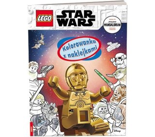 Książka dla dzieci Ameet LEGO® Star Wars™. Kolorowanka z Naklejkami (NA 6303)