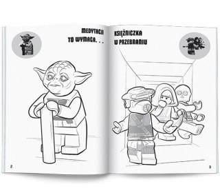 Książka dla dzieci Ameet LEGO® Star Wars™. Kolorowanka z Naklejkami (NA 6303)
