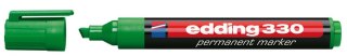 Marker permanentny Edding zielony 1,0-5,0mm ścięta końcówka