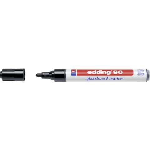 Marker specjalistyczny Edding czarny 2,0-3,0mm okrągła końcówka (90/001/C ED) Marker specjalistyczny Edding czarny 2,0-3,0mm okrągła końcówka (90/001/C ED)