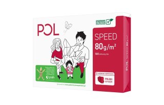 Papier ksero Pol speed A4 biały 500k. 80g [mm:] 210x297