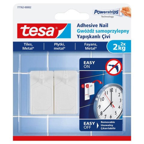 Plaster samoprzylepny Tesa gwóźdź samoprzylepny do płytek (77762) Plaster samoprzylepny Tesa gwóźdź samoprzylepny do płytek (77762)
