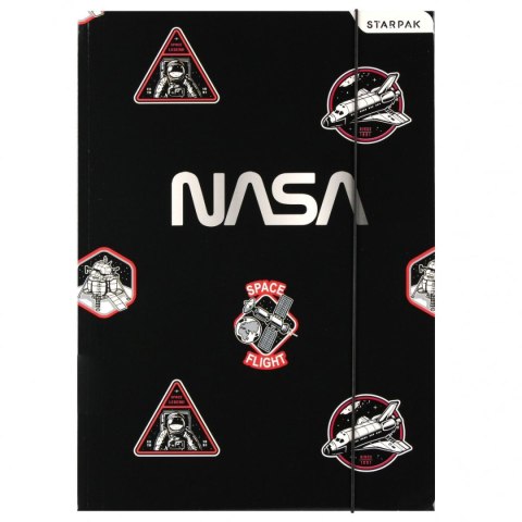 Teczka kartonowa na gumkę Nasa A4 mix Starpak (559721) Teczka kartonowa na gumkę Nasa A4 mix Starpak (559721)