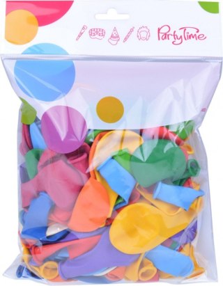 Balon gumowy Arpex dekoracyjny 100 sztuk mix 250mm (BLR110)