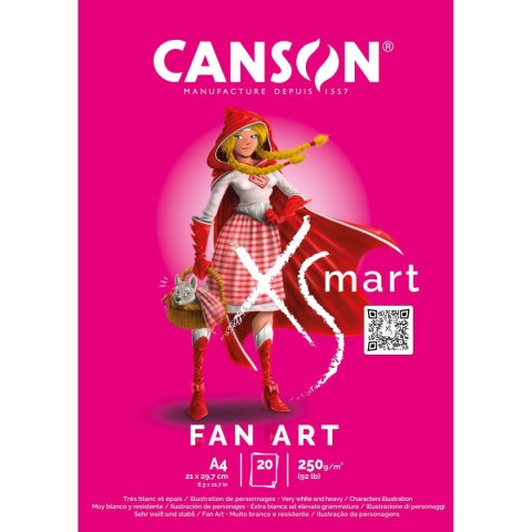 Blok artystyczny Canson XSmart Manga A4 250g 20k (32250P001) Blok artystyczny Canson XSmart Manga A4 250g 20k (32250P001)