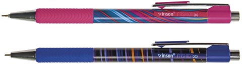 Długopis olejowy Vinson LINE 202 LINIE niebieski 0,7mm Długopis olejowy Vinson LINE 202 LINIE niebieski 0,7mm