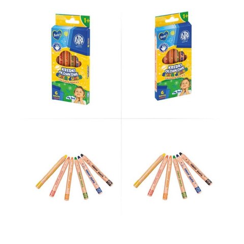 Kredki ołówkowe Astra Baby Jumbo okrągłe 6 kol. (312023004) Kredki ołówkowe Astra Baby Jumbo okrągłe 6 kol. (312023004)