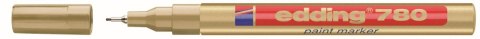 Marker olejowy Edding złoty 0,8mm (780) Marker olejowy Edding złoty 0,8mm (780)