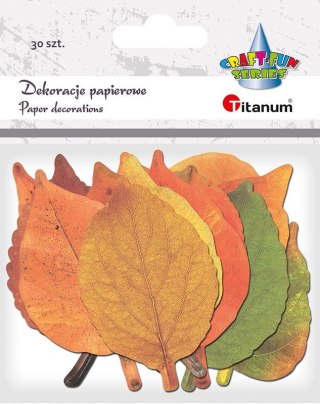 Ozdoba papierowa Titanum Craft-Fun Series liście papierowe (24XQ0501-9)