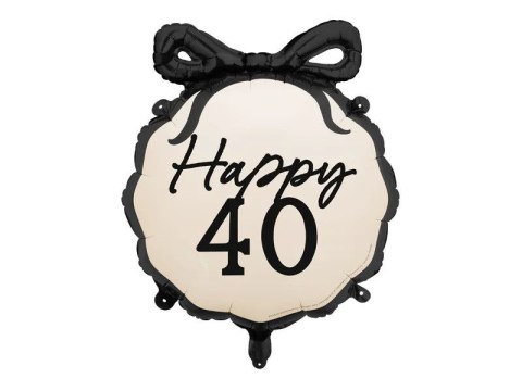Balon foliowy Partydeco pastylka Happy 40 18cal (FB266-40)