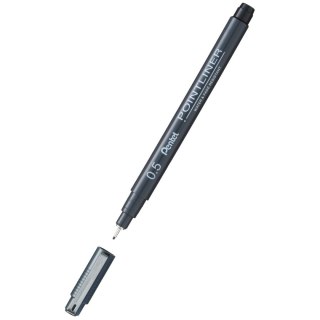Cienkopis Pentel POINT czarny 0,5mm 1kol. (S20P)