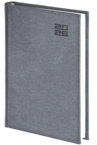 Kalendarz książkowy (terminarz) 400 STRON SREBRNY Wokół Nas ALUMINIUM STANDARD A4 (237 A4DB)