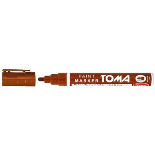 Marker olejowy Toma brązowy 2,5mm okrągła końcówka (TO-440 6 2)