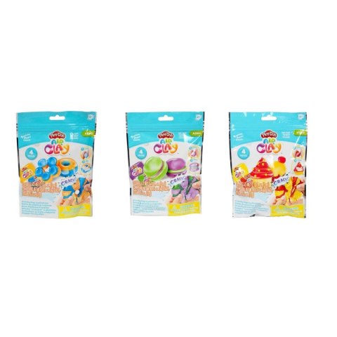 Masa plastyczna dla dzieci Playdoh Air Clay Cupcake Donut Macaroon ciasteczka mix (88725) Masa plastyczna dla dzieci Playdoh Air Clay Cupcake Donut Macaroon ciasteczka mix (88725)