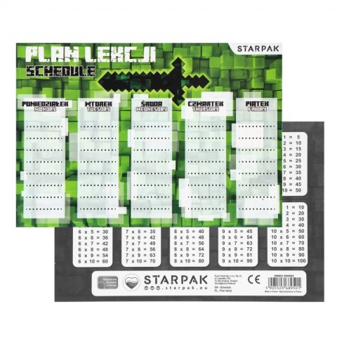Plan lekcji Starpak Pixel (560065)